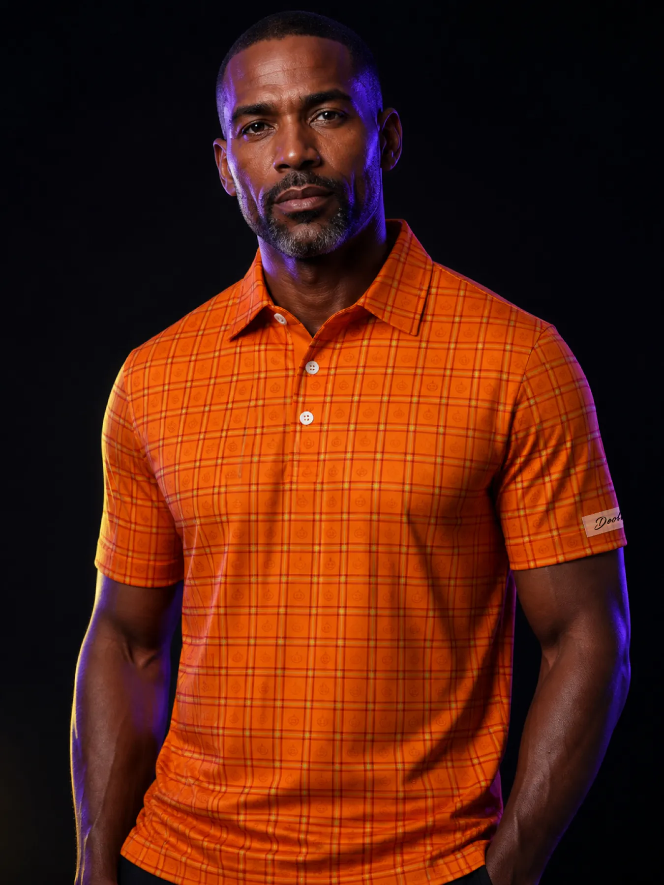 The Great Pumpkin Tartan Polo