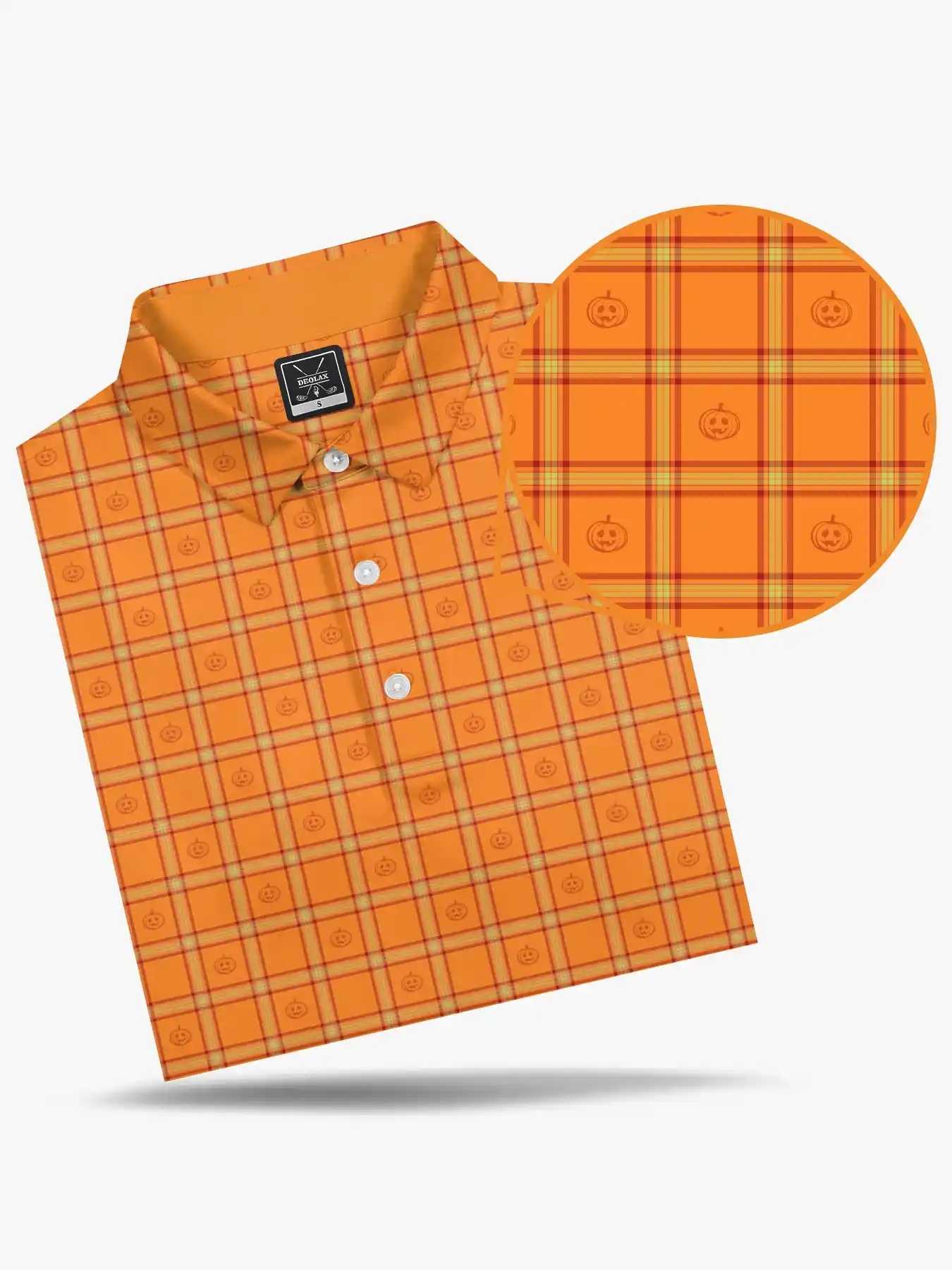 The Great Pumpkin Tartan Polo - Deolax