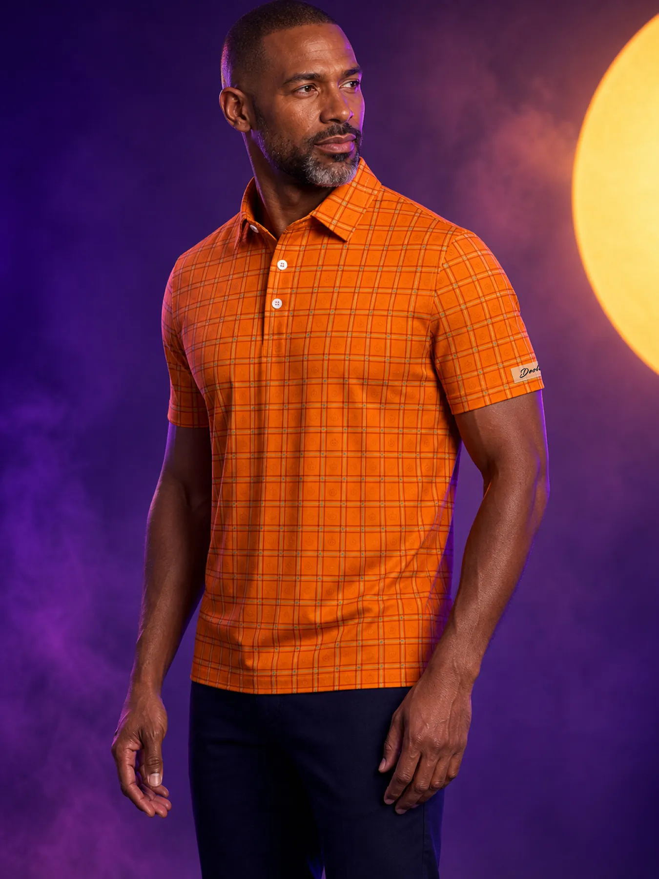 The Great Pumpkin Tartan Polo
