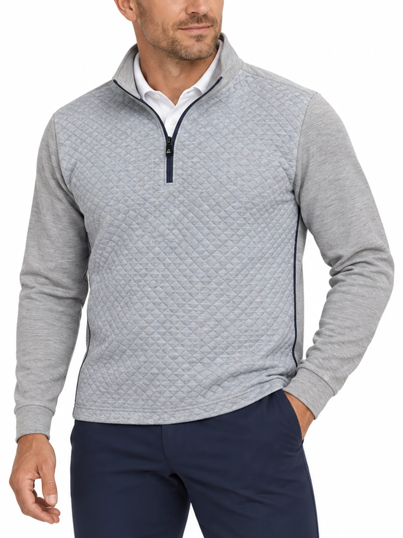 The Heritage Diamond Quilted 1/4 Zip