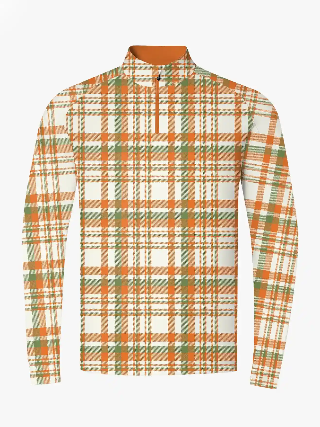 The Heritage Grid Quarter Zip Pullover - Deolax