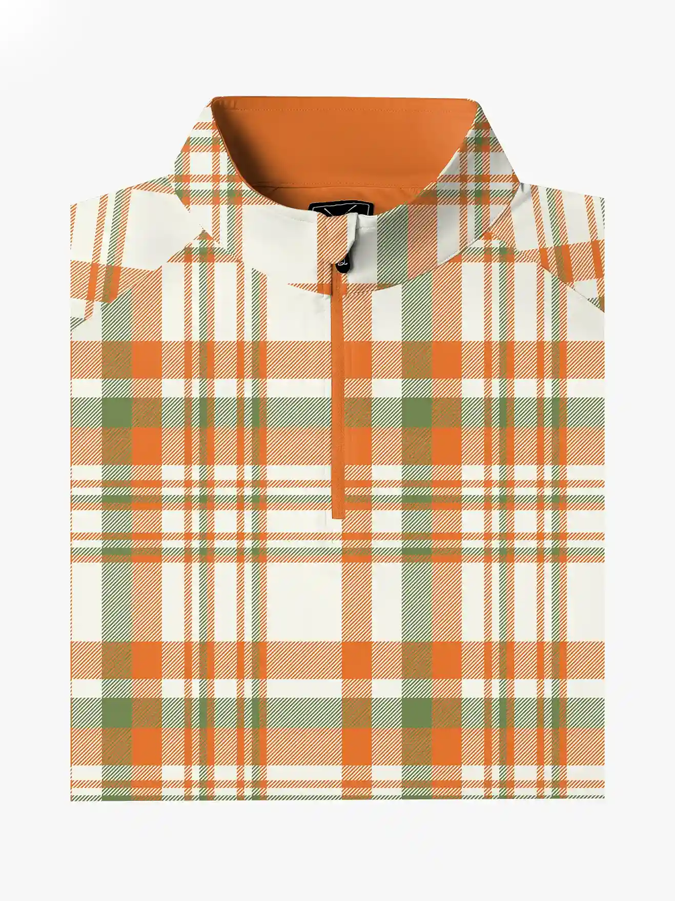 The Heritage Grid Quarter Zip Pullover - Deolax