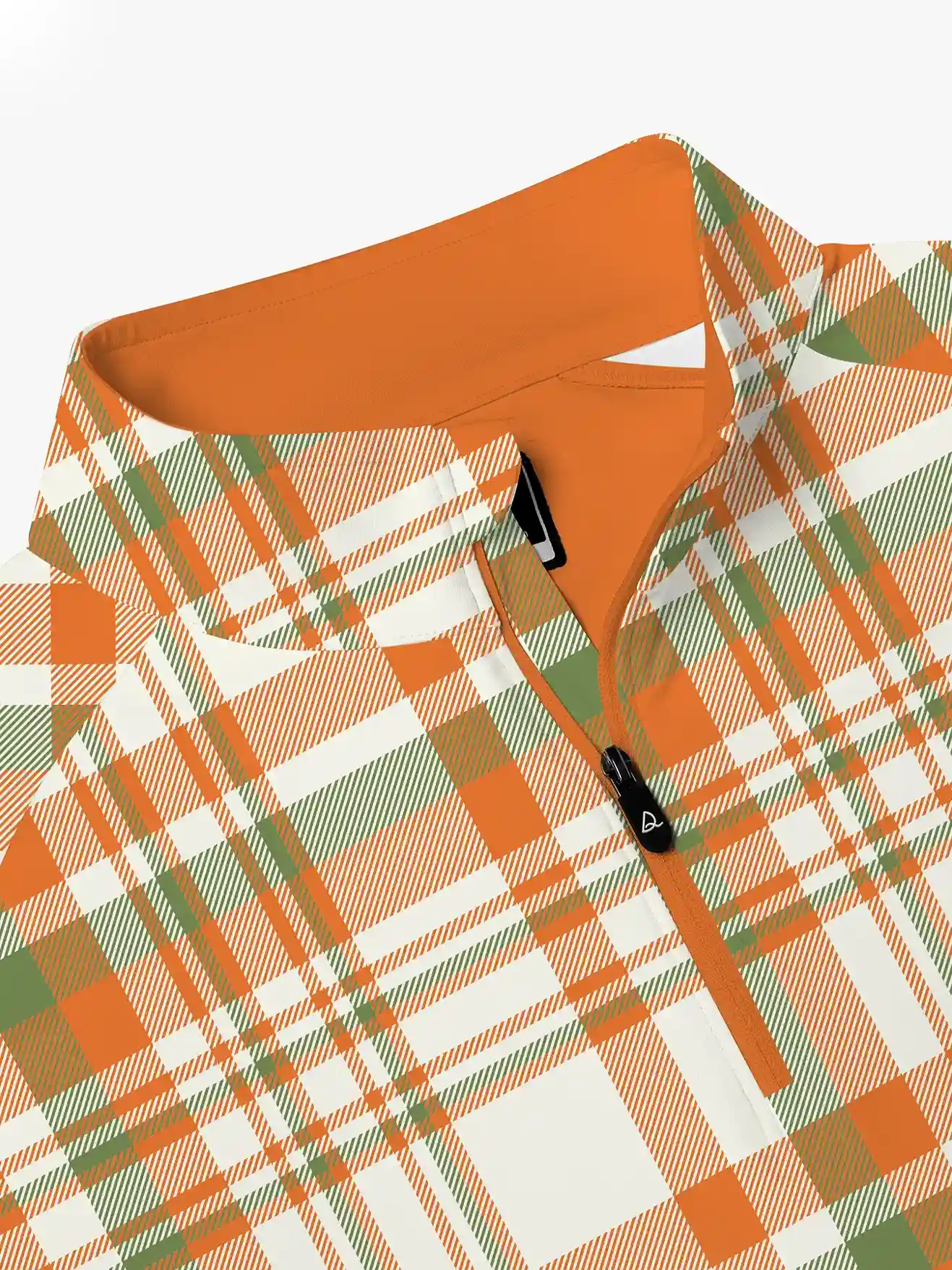 The Heritage Grid Quarter Zip Pullover - Deolax