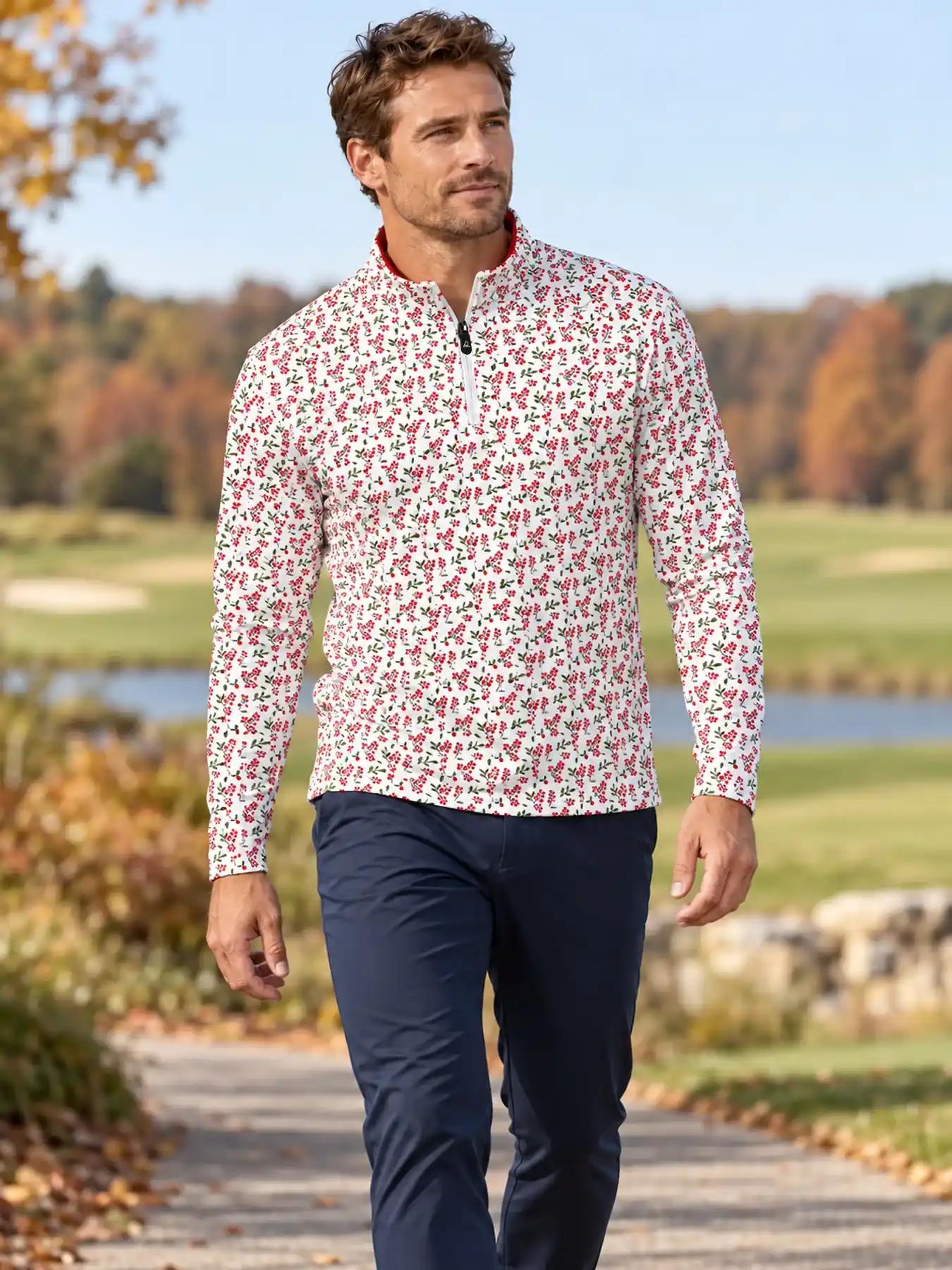 The Holly Jolly Links 1/4 Zip