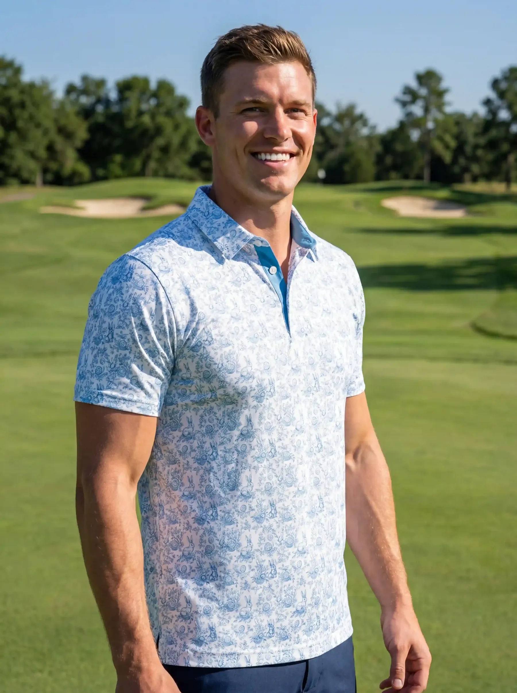 The Hops Floral Polo - Deolax