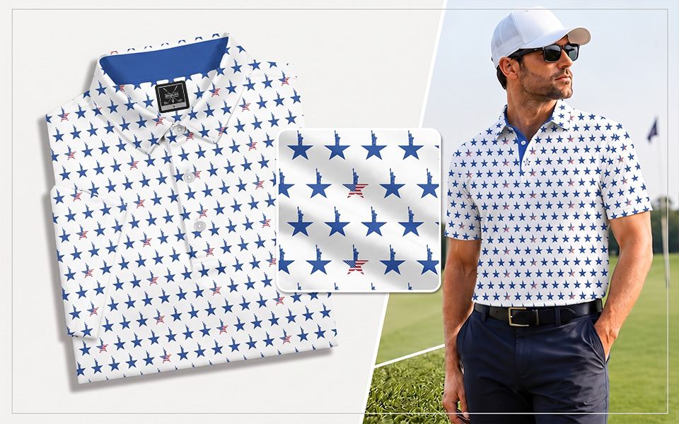 The Liberty Torch Polo