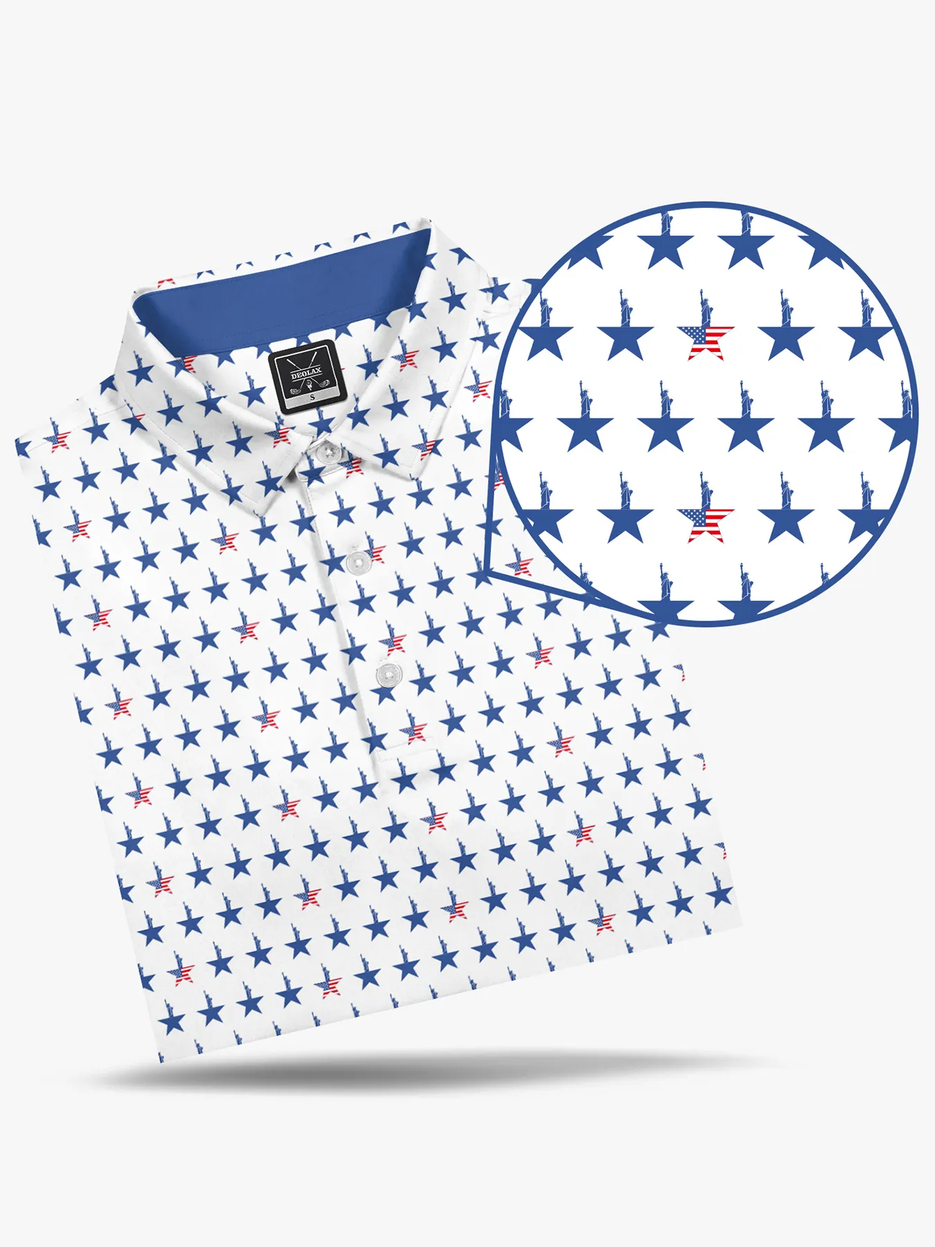 The Liberty Torch Polo-Short-Deolax