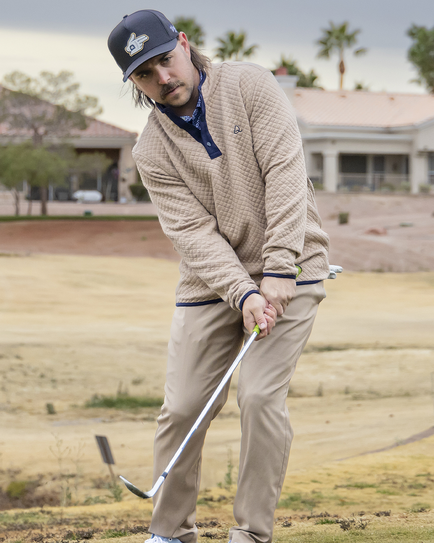 The Pullover: Diamond Quilted 