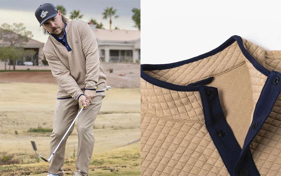 The Pullover Diamond Quilted