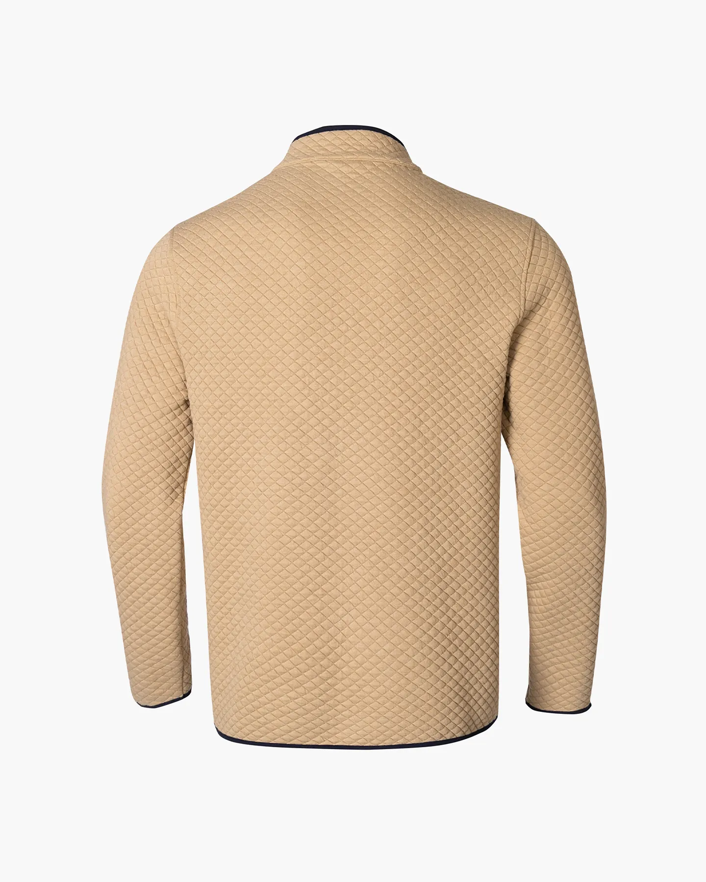 The Quarter Zip Pullover: Diamond Quilted
