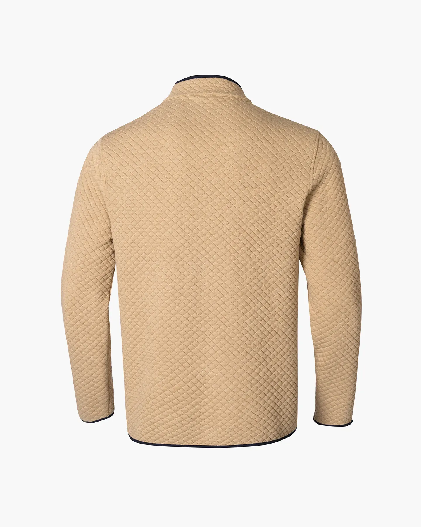 The Quarter Zip Pullover: Diamond Quilted