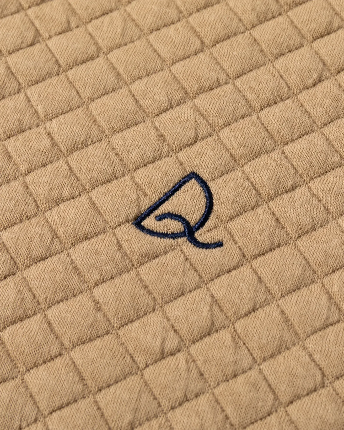 The Quarter Zip Pullover: Diamond Quilted