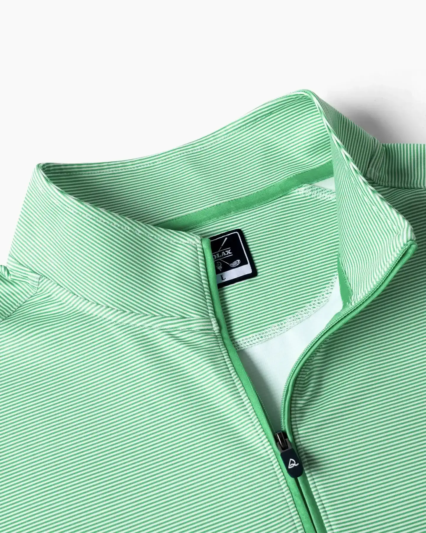 The Reid Pullover: Green & White