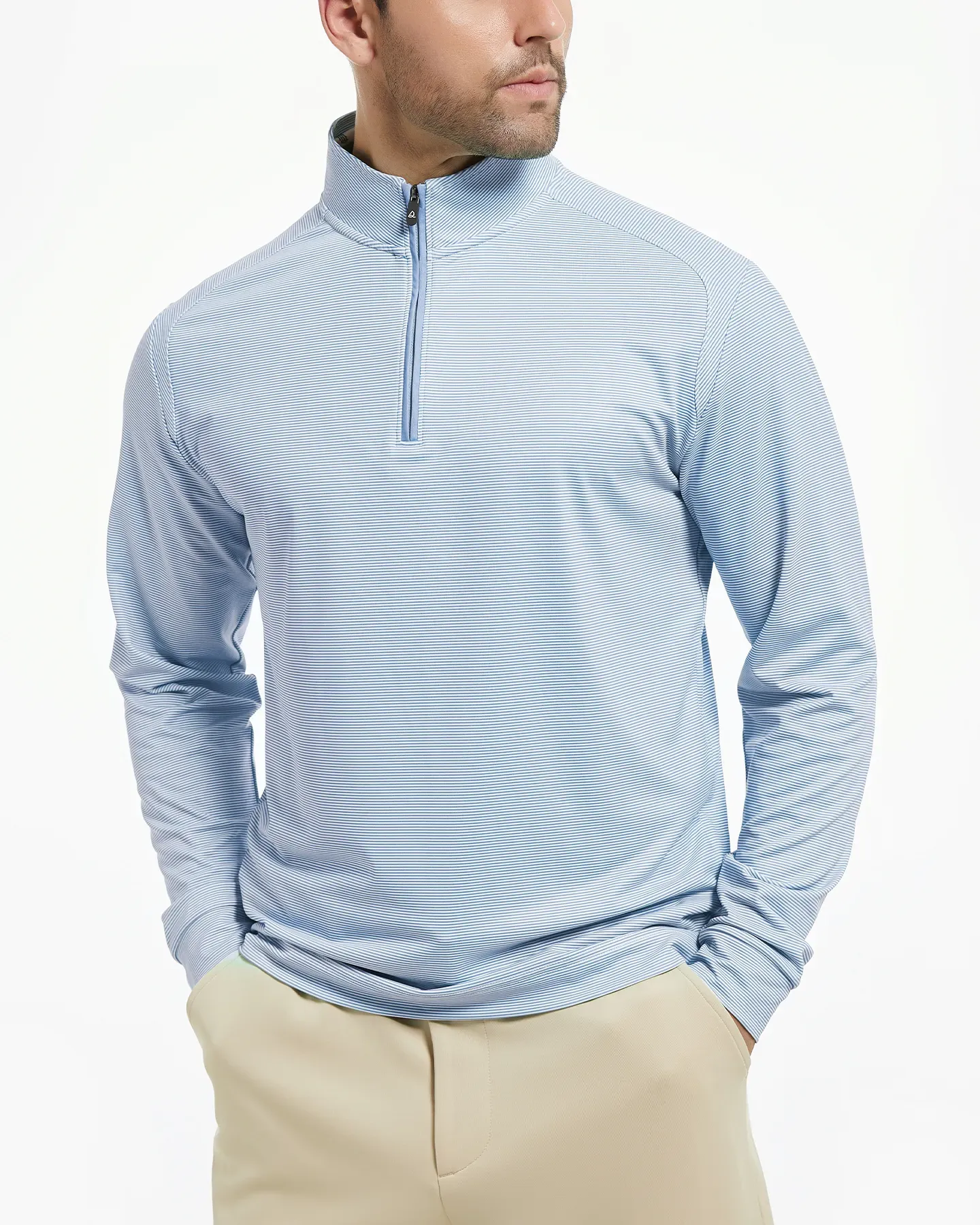 The Reid Pullover in Light Blue - Deolax