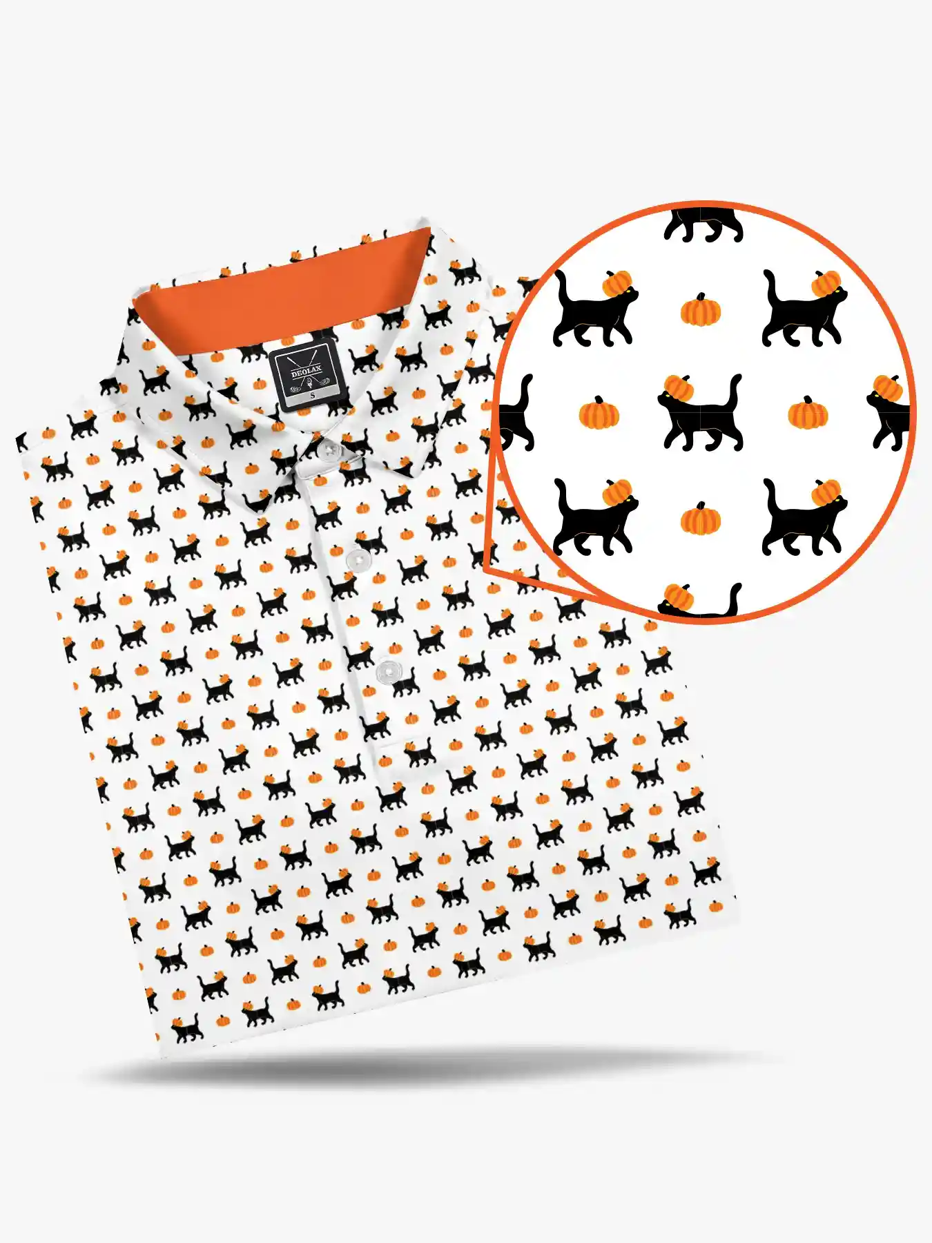 The Spooky Black Cat Polo - Deolax
