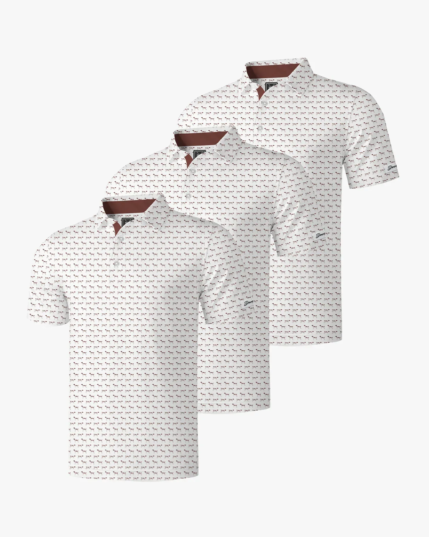 The White Gsp Polo 3-Pack - Deolax