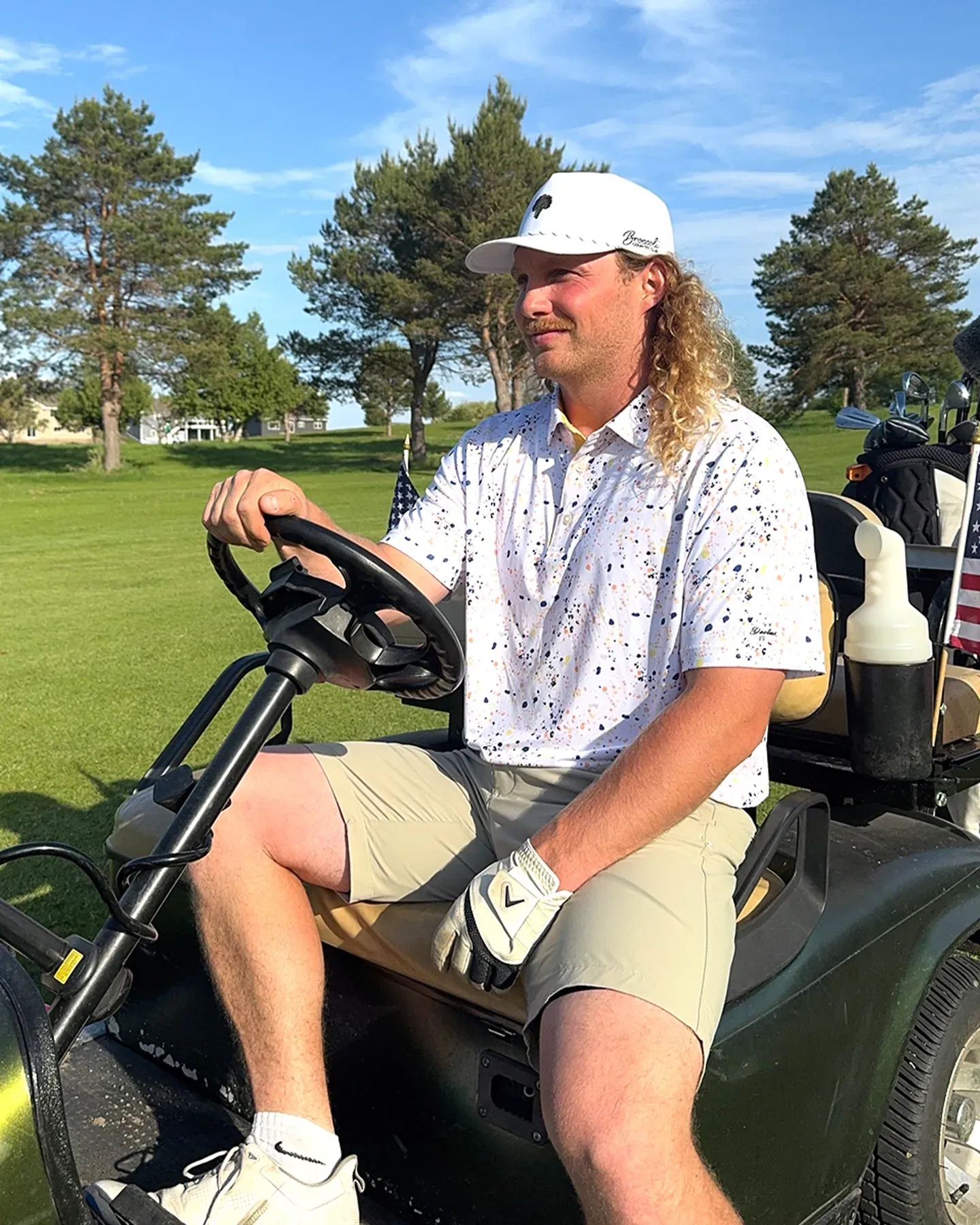 Splatter Polo - Yellow