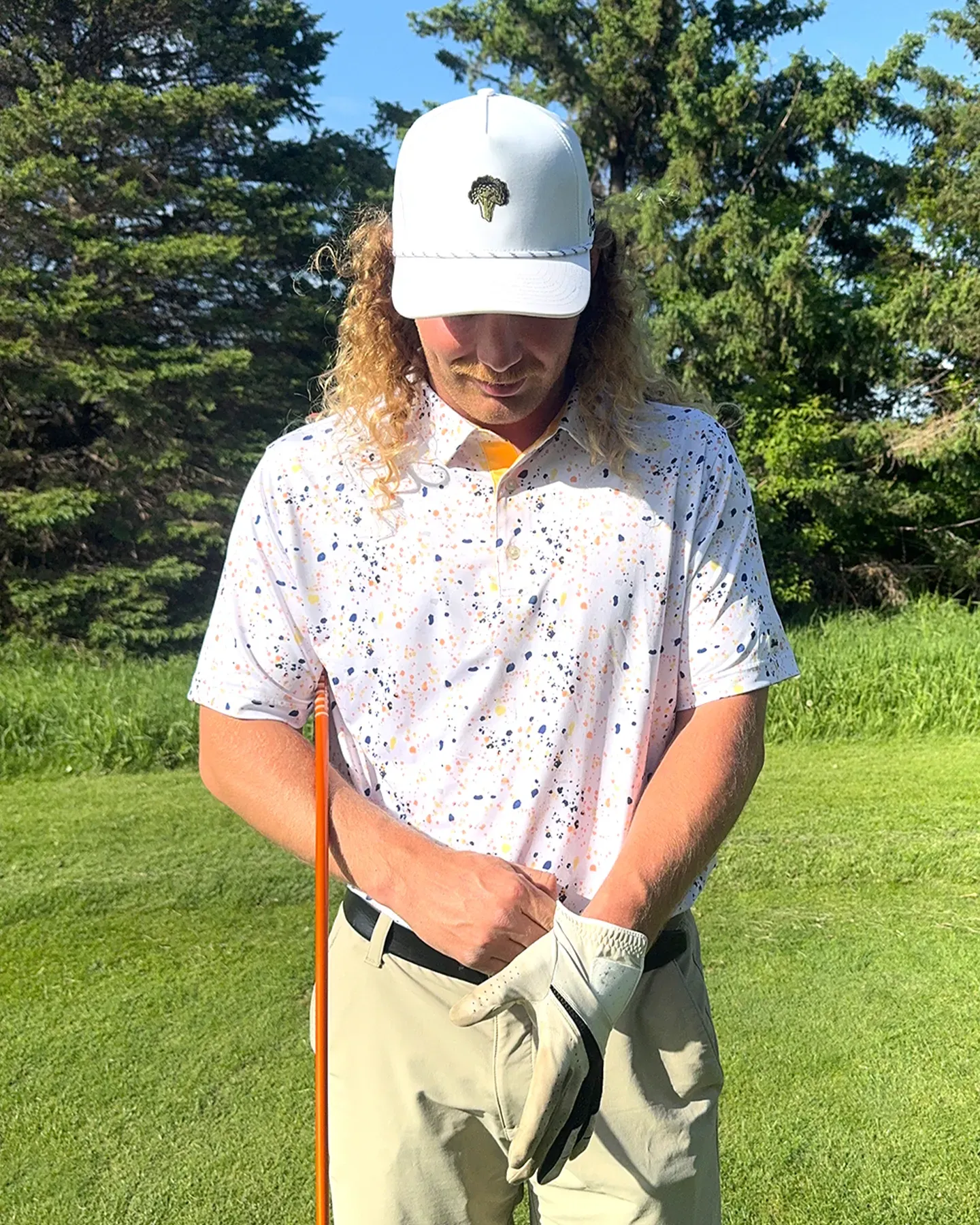 Splatter Polo - Yellow