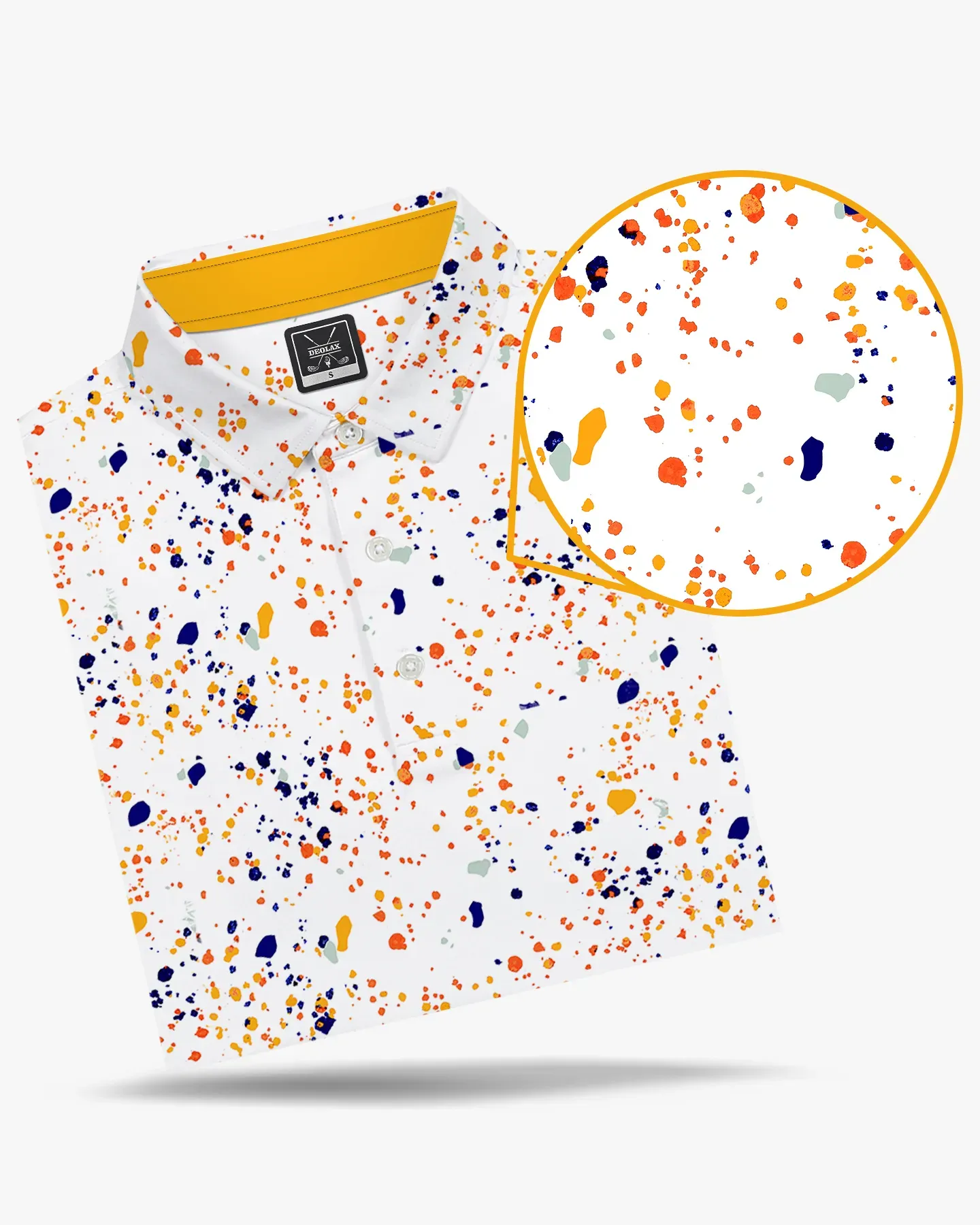 Splatter Polo - Yellow - Deolax