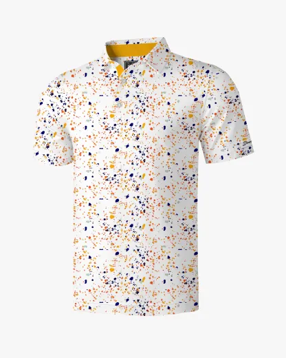 Splatter Polo - Yellow - Deolax