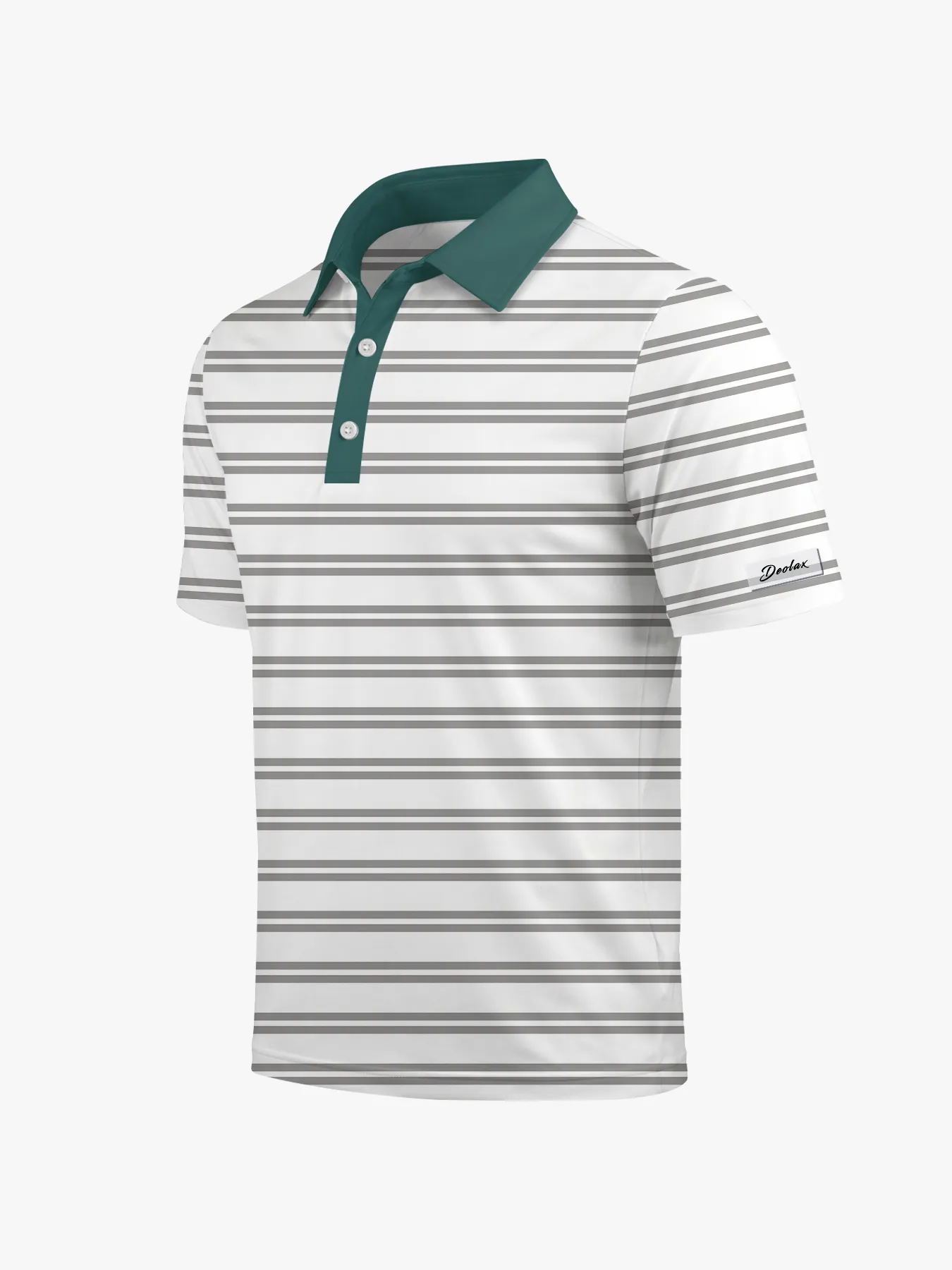 Tournament Pine Stripe Polo - Deolax