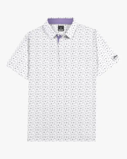 Transfusion Printed Performance Polo
