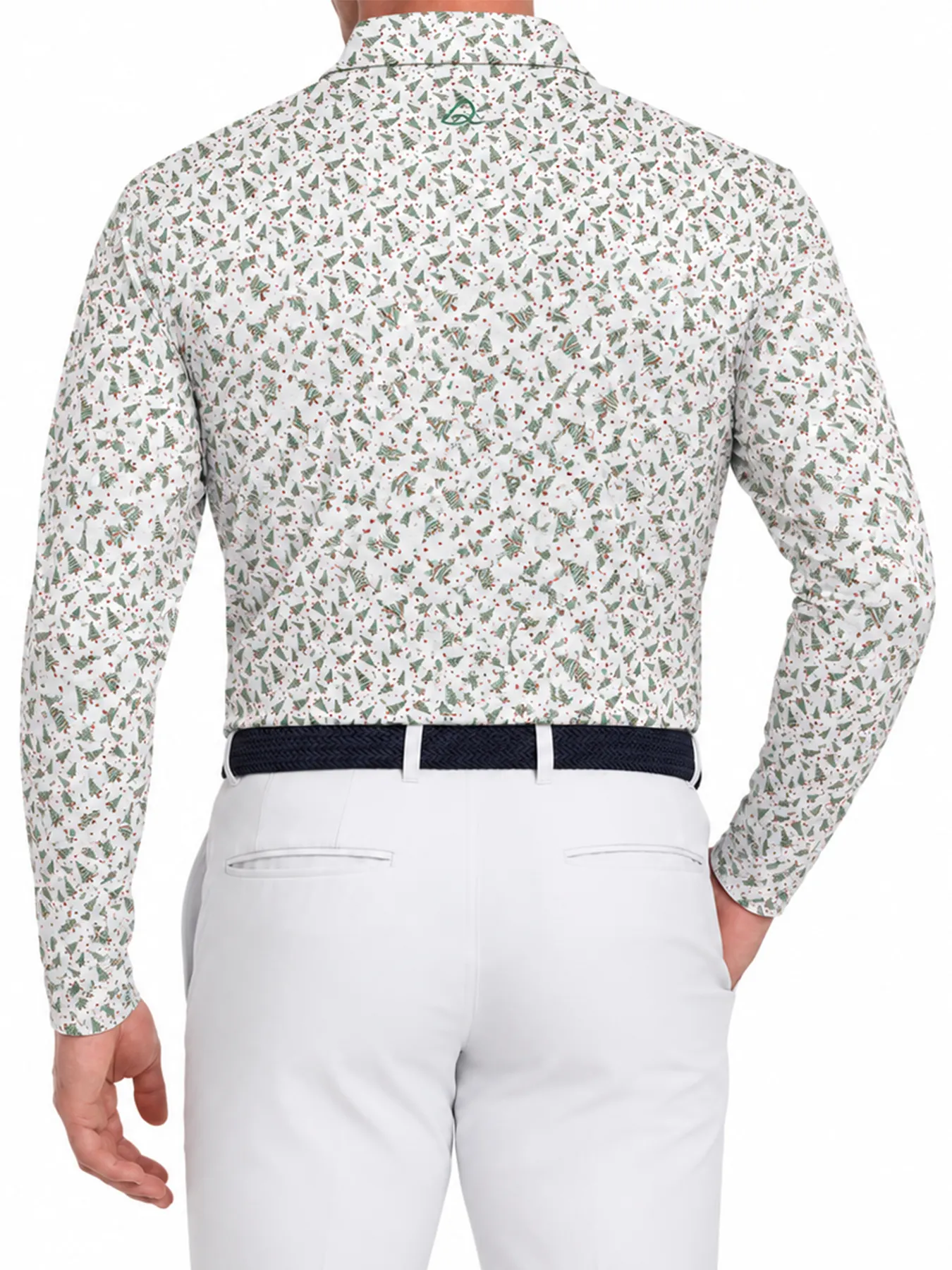 Tree Time Long Sleeve Polo