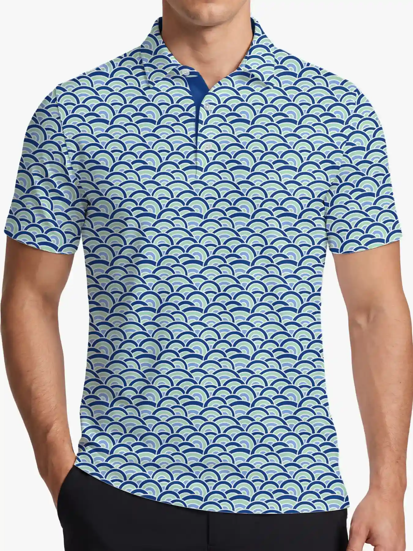 Trek Tide Blue Wave Polo - Deolax