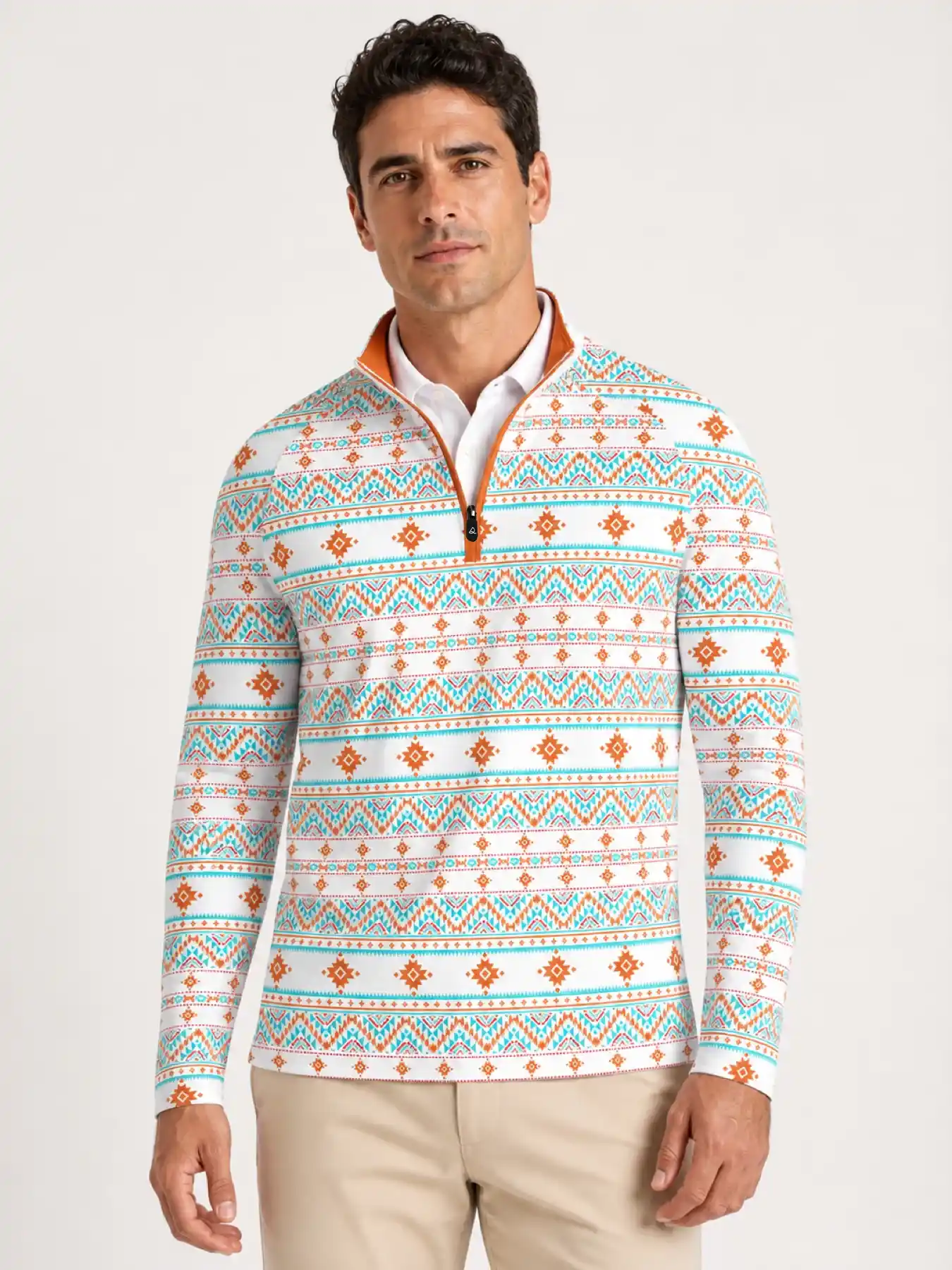 Tribal Aztec Quarter Zip