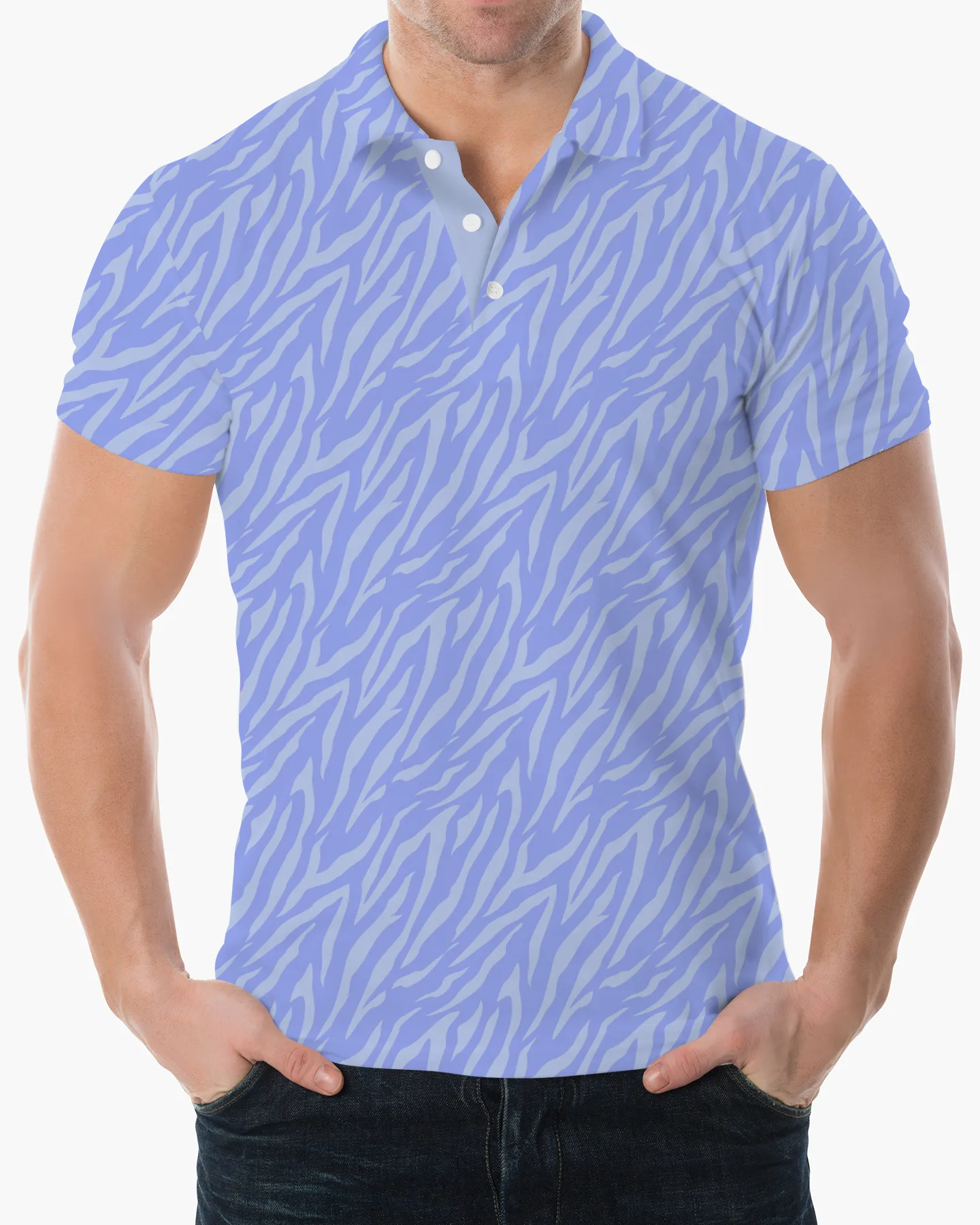 Trippin Zebra Polo - Deolax