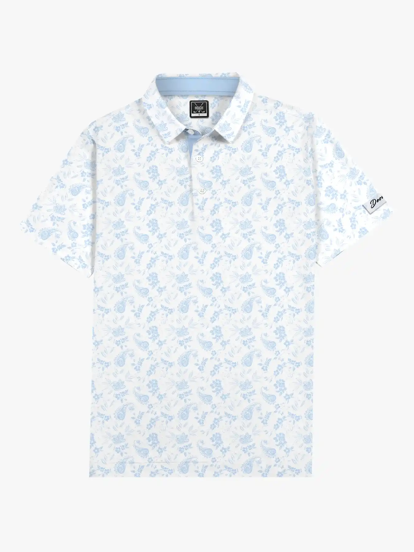 Tropical Tour Floral Paisley Polo - Deolax