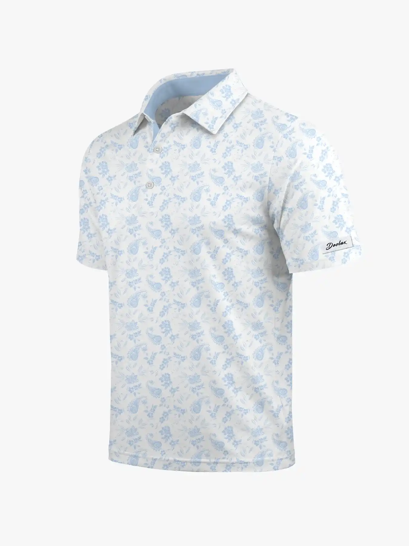 Tropical Tour Floral Paisley Polo - Deolax