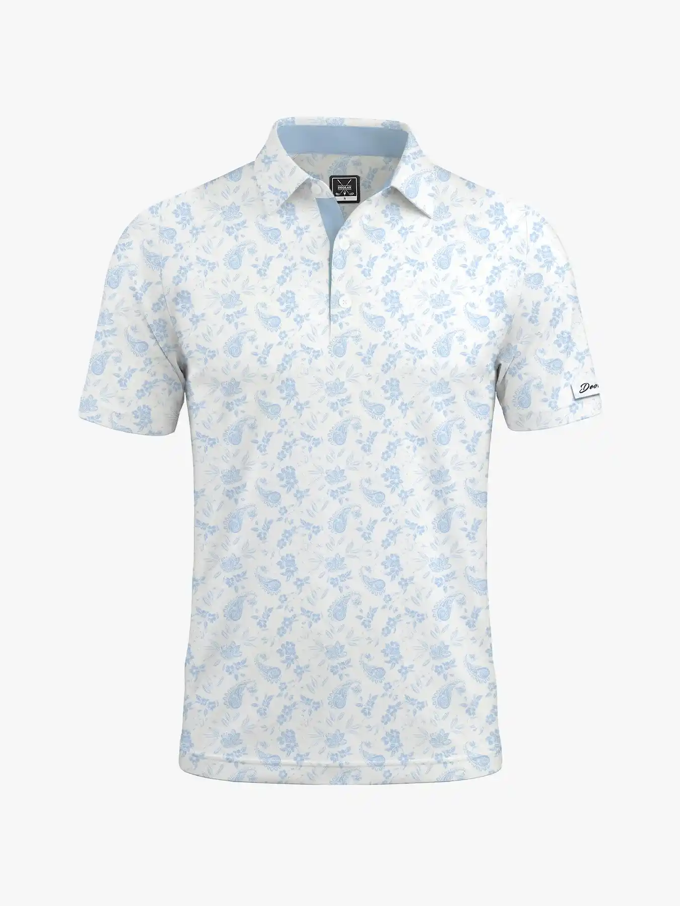 Tropical Tour Floral Paisley Polo - Deolax