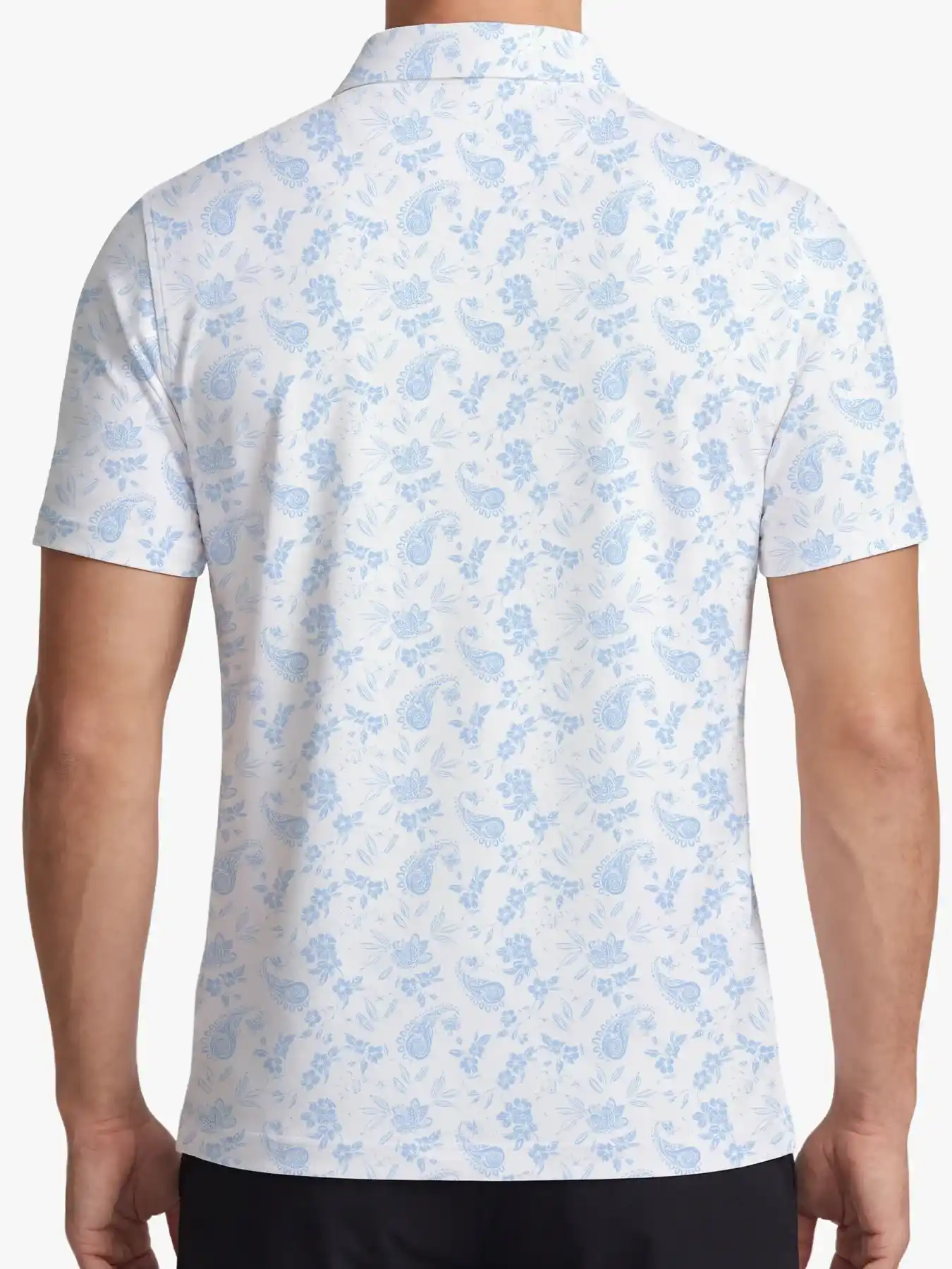Tropical Tour Floral Paisley Polo - Deolax
