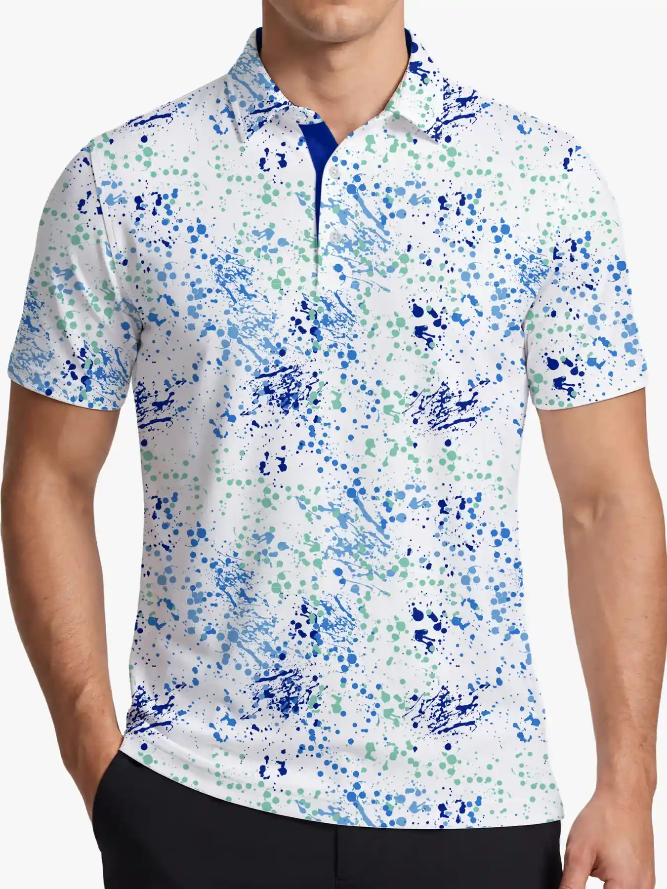 Urban Renewal Paint Splatter Polo - Deolax