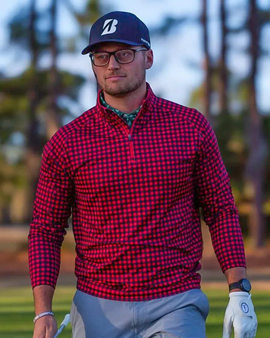 Victory Quarter Zip - Red - Deolax