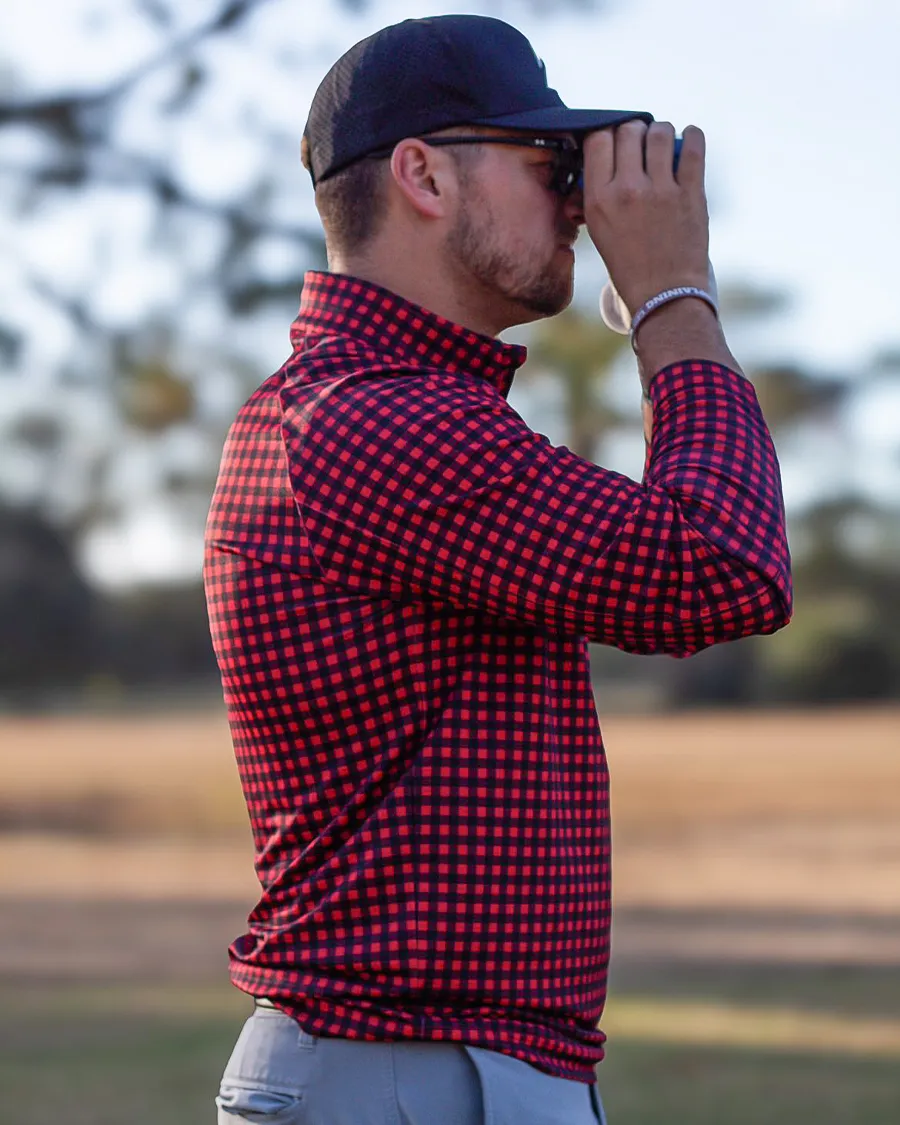 Victory Quarter Zip - Red - Deolax