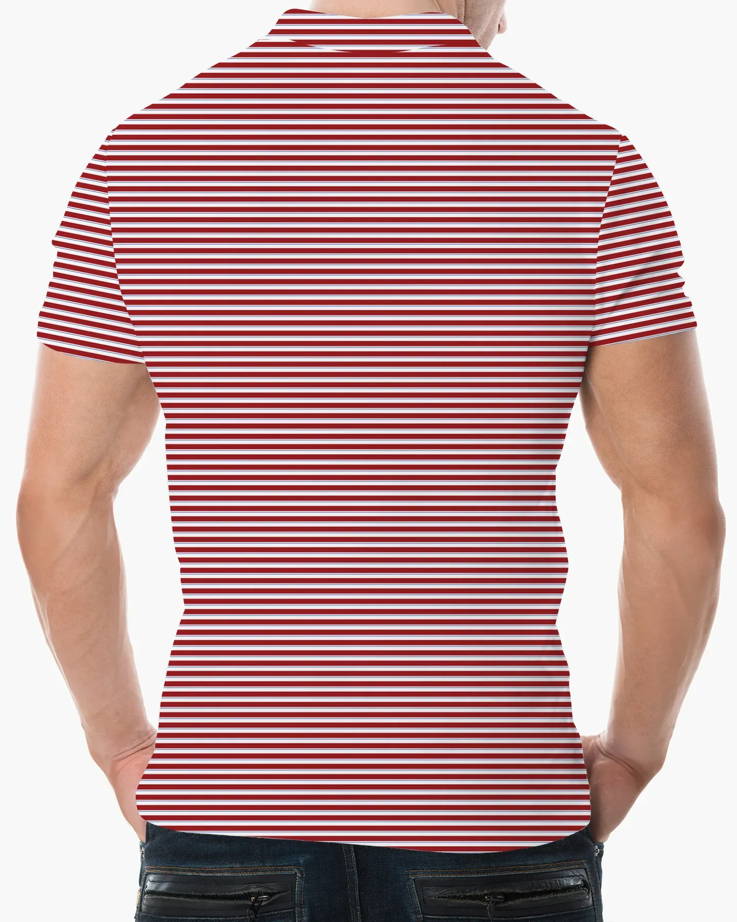 Victory Stripe Performance Polo - Deolax