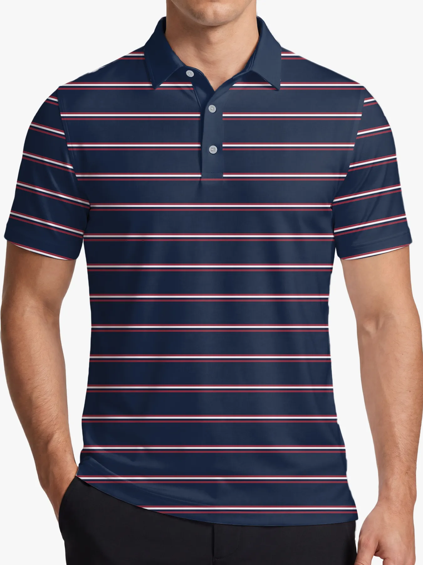 Victory Stripe Polo - Deolax