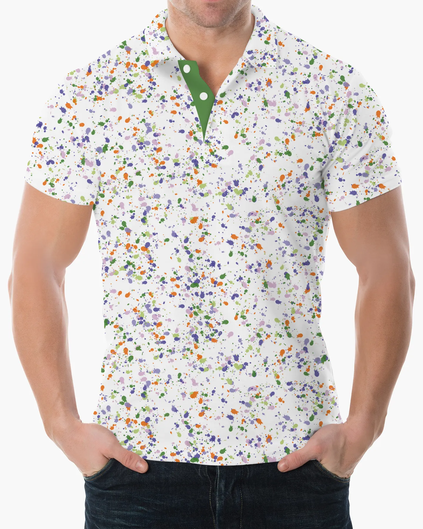 Vivid Splatter Polo - Deolax