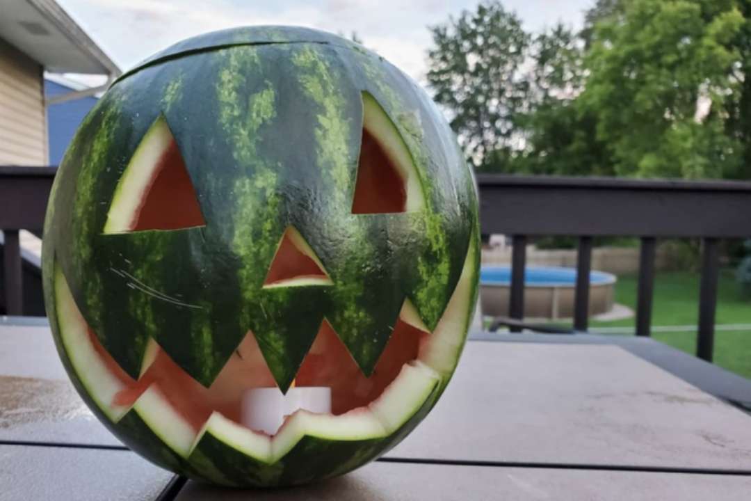 Watermelon of Jack-O-Lantern