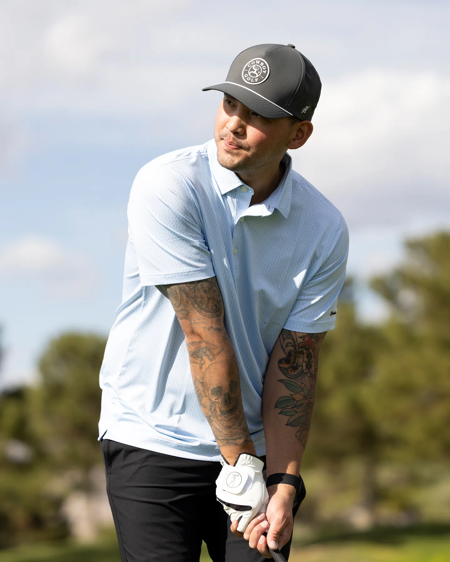 Wiggle Print Polo
