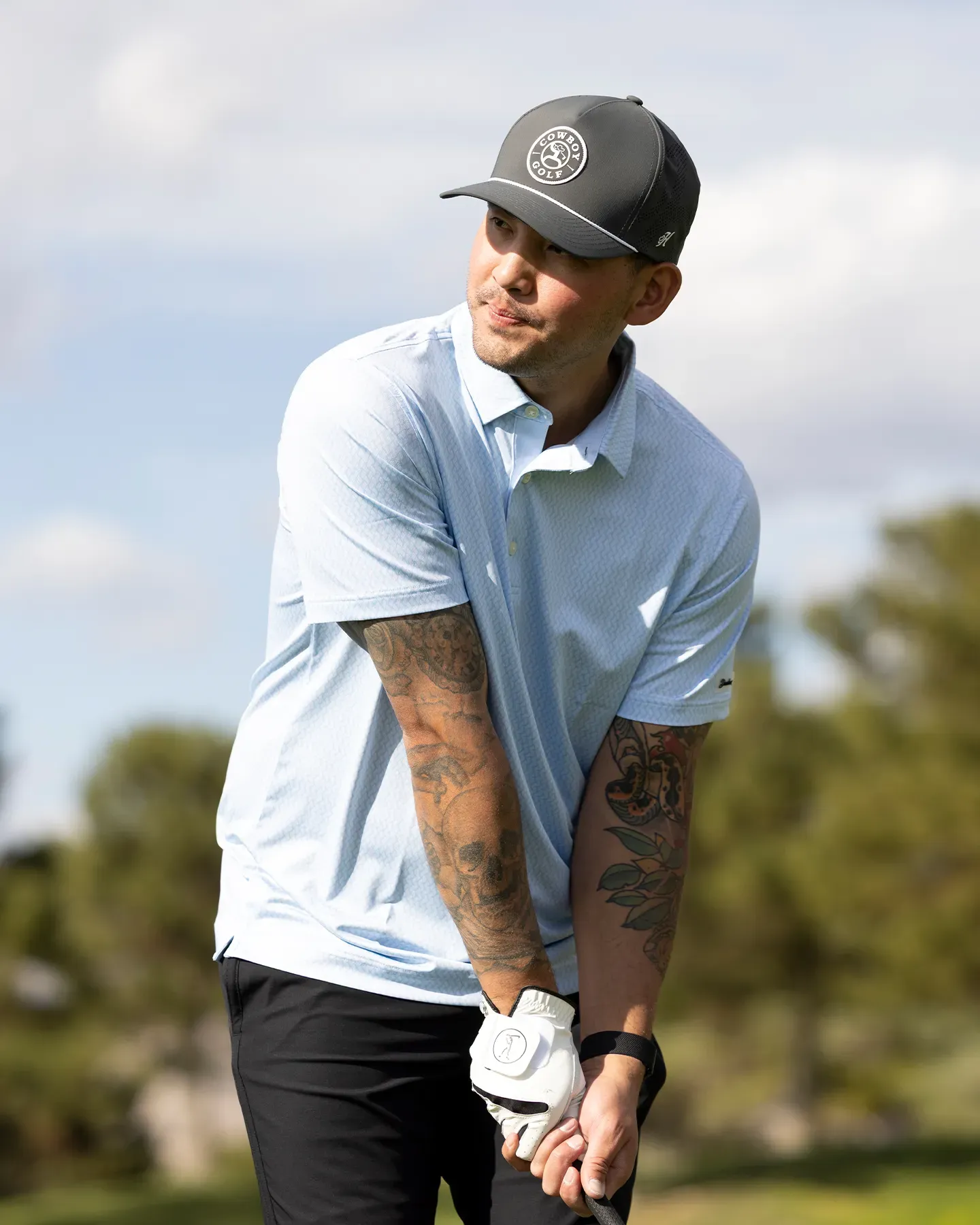 Wiggle Print Polo