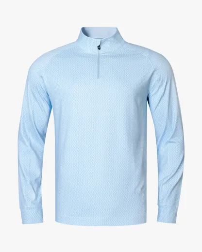 Wiggle Print Quarter Zip - Deolax