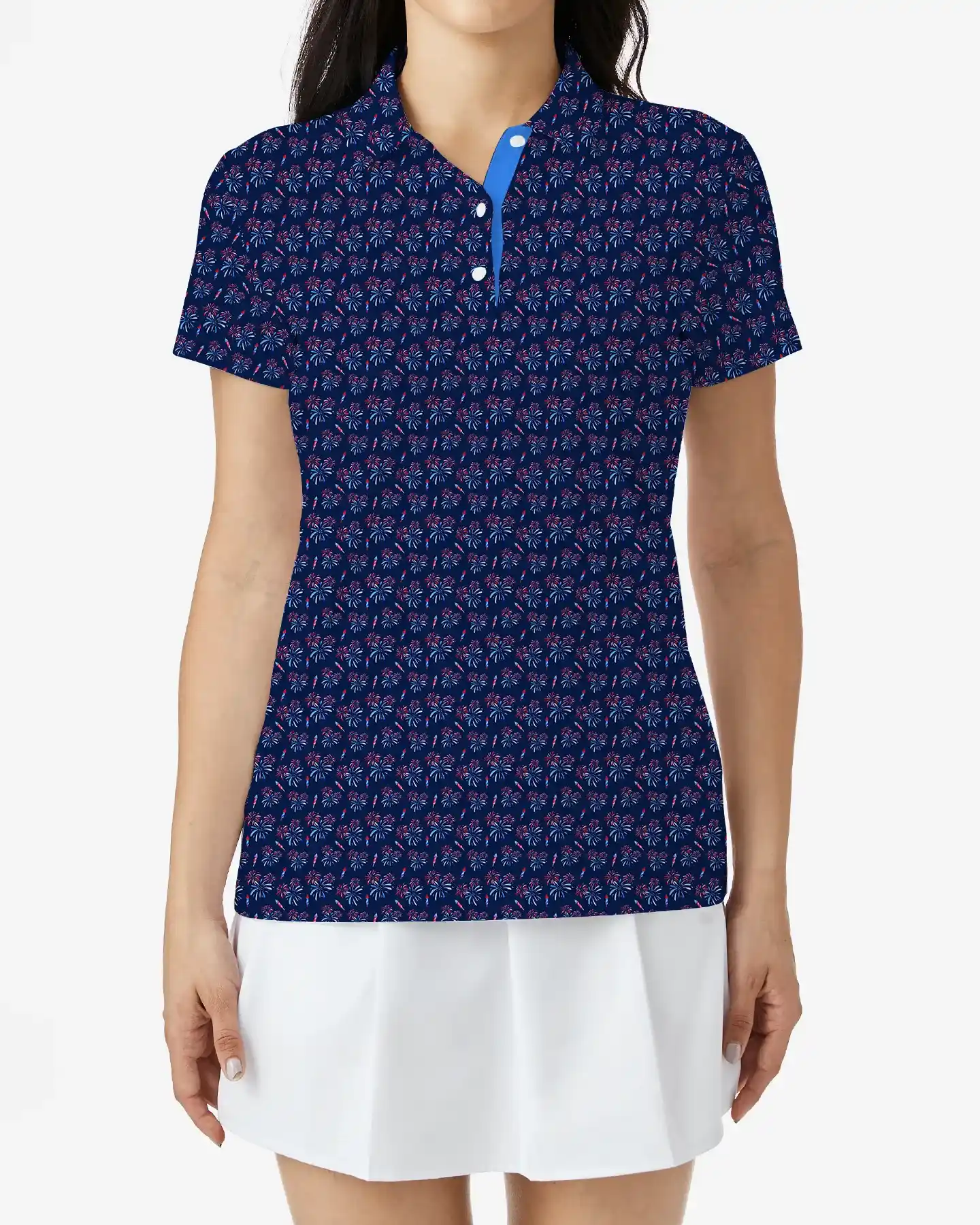 Women's Polo - The Firework Shirt - Deolax