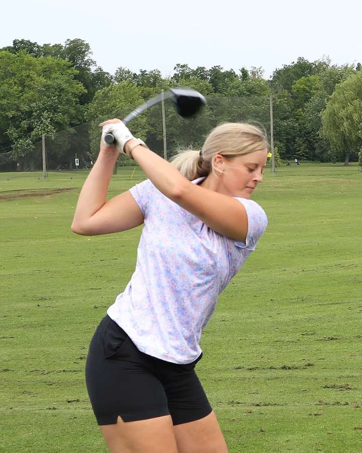 Women's Whimsybloom Patterned Golf Polo