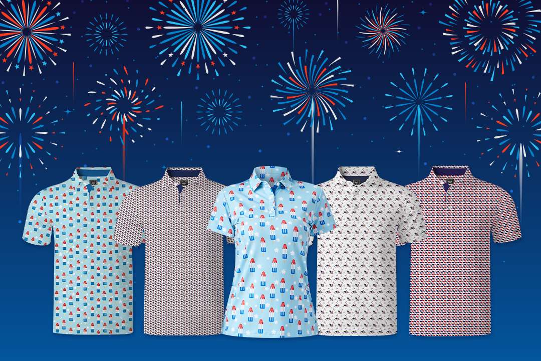 4th of July Golf Shirts