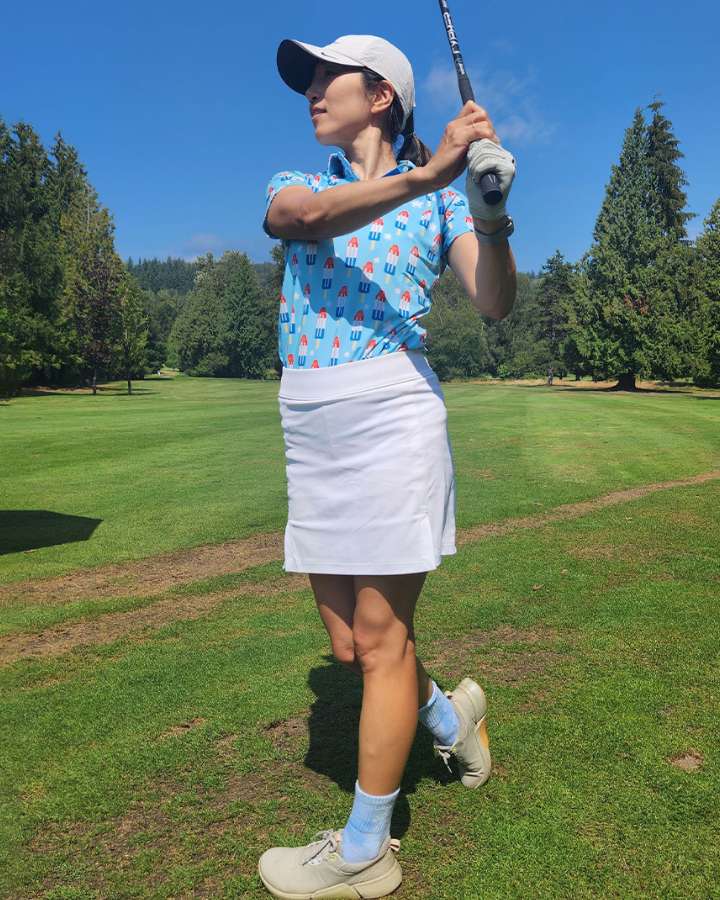 womens golf shirt