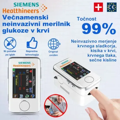 2025 Siemensov neinvazivni merilnik glukoze v krvi nova neboleča izkušnja