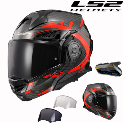 Capacete LS2 Capacete leve em fibra de carbono FF901 ADVANT X+/ECE 22.06-P/J